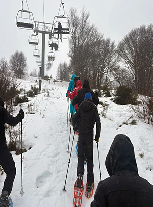 le tremplin le moulin marche neige randonnee